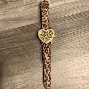 Guess Leopard Watch! Used!